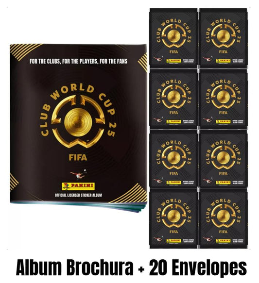 Album Copa Do Mundo De Clubes Fifa Brochura + 20 Envelopes