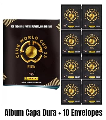 Album Copa Do Mundo De Clubes Fifa Capa Dura + 10 Envelopes