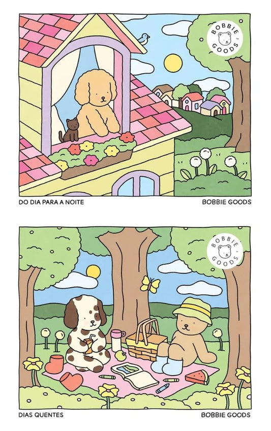 Do Dia Para A Noite Dias Quentes - Livro De Colorir Oficial Bobbie Goods