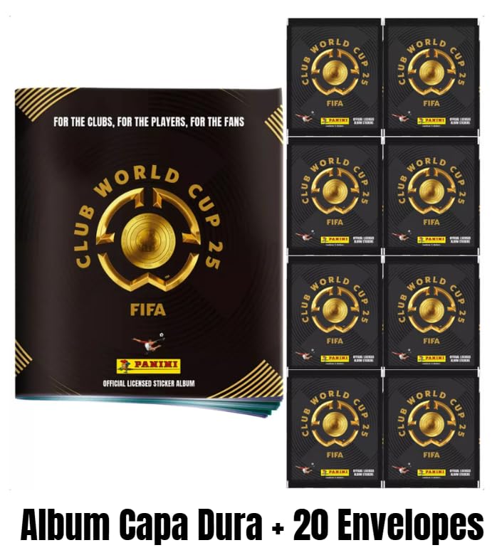 Album Copa Do Mundo De Clubes Fifa Capa Dura + 20 Envelopes