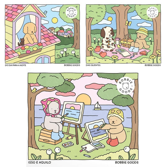 Do Dia Para A Noite Dias Quentes Isso E Aquilo - Livro De Colorir Oficial Bobbie Goods